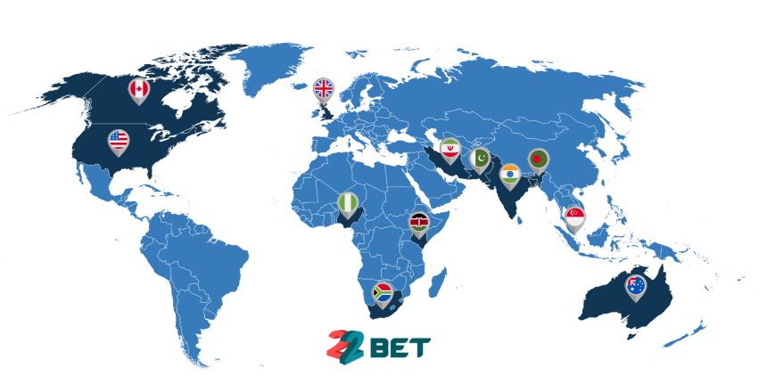 22BET Map