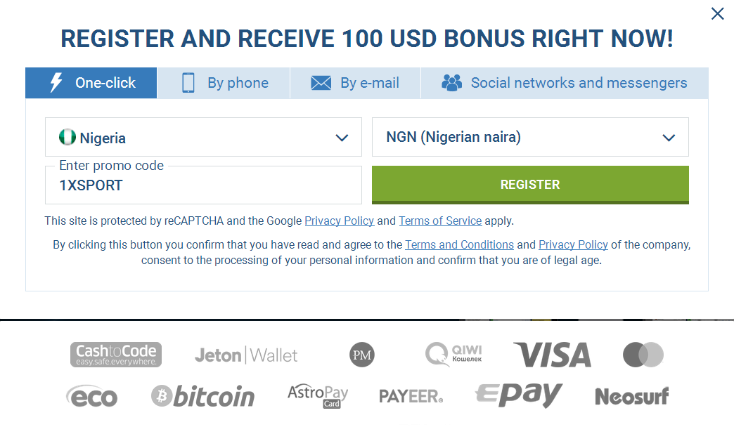 Nigeria Signup Account